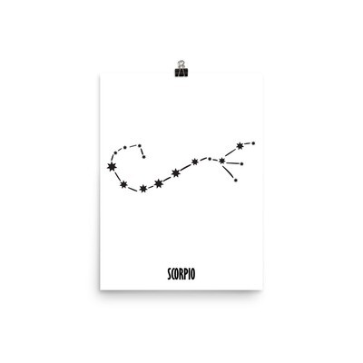 Scorpio Constellation Print