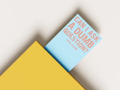 Can I Ask a Dumb Question? Bookmark Option 1