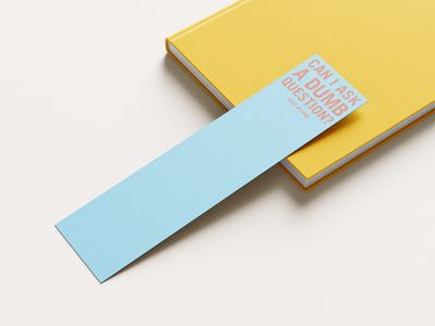 Can I Ask a Dumb Question? Bookmark Option 1