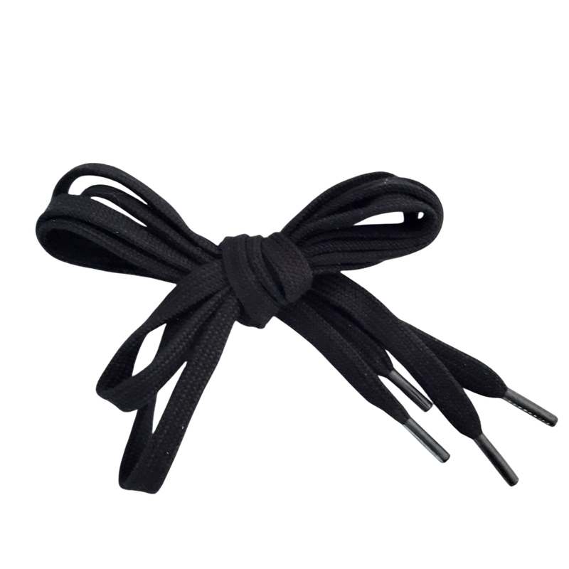 Schnürsenkel flach schwarz #3005