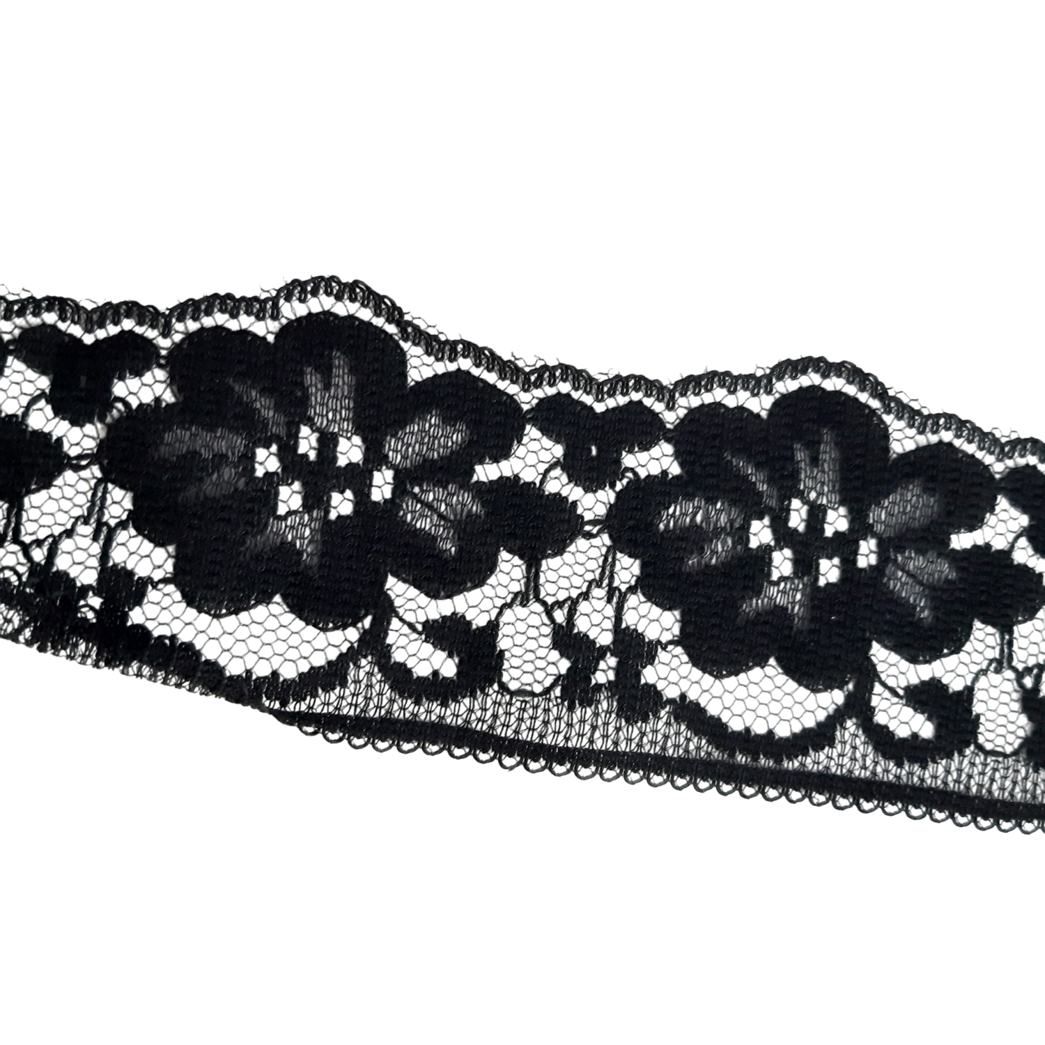 Schnürsenkel Spitze schwarz #3006