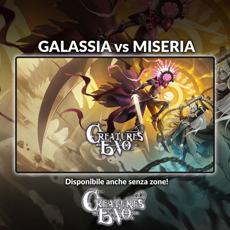 Playmat "Galassia vs Miseria" - senza zone