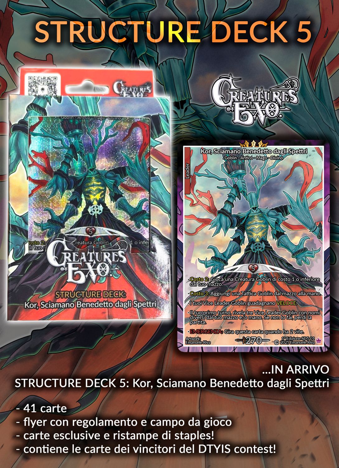 PREORDER: Structure Deck 5 - Kor, Sciamano Benedetto dagli Spettri