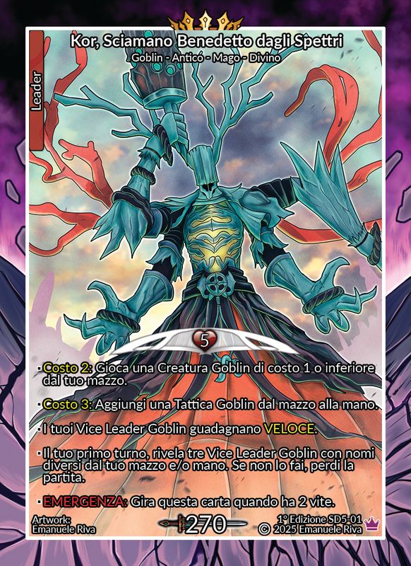 Structure Deck 5 - Kor, Sciamano Benedetto dagli Spettri