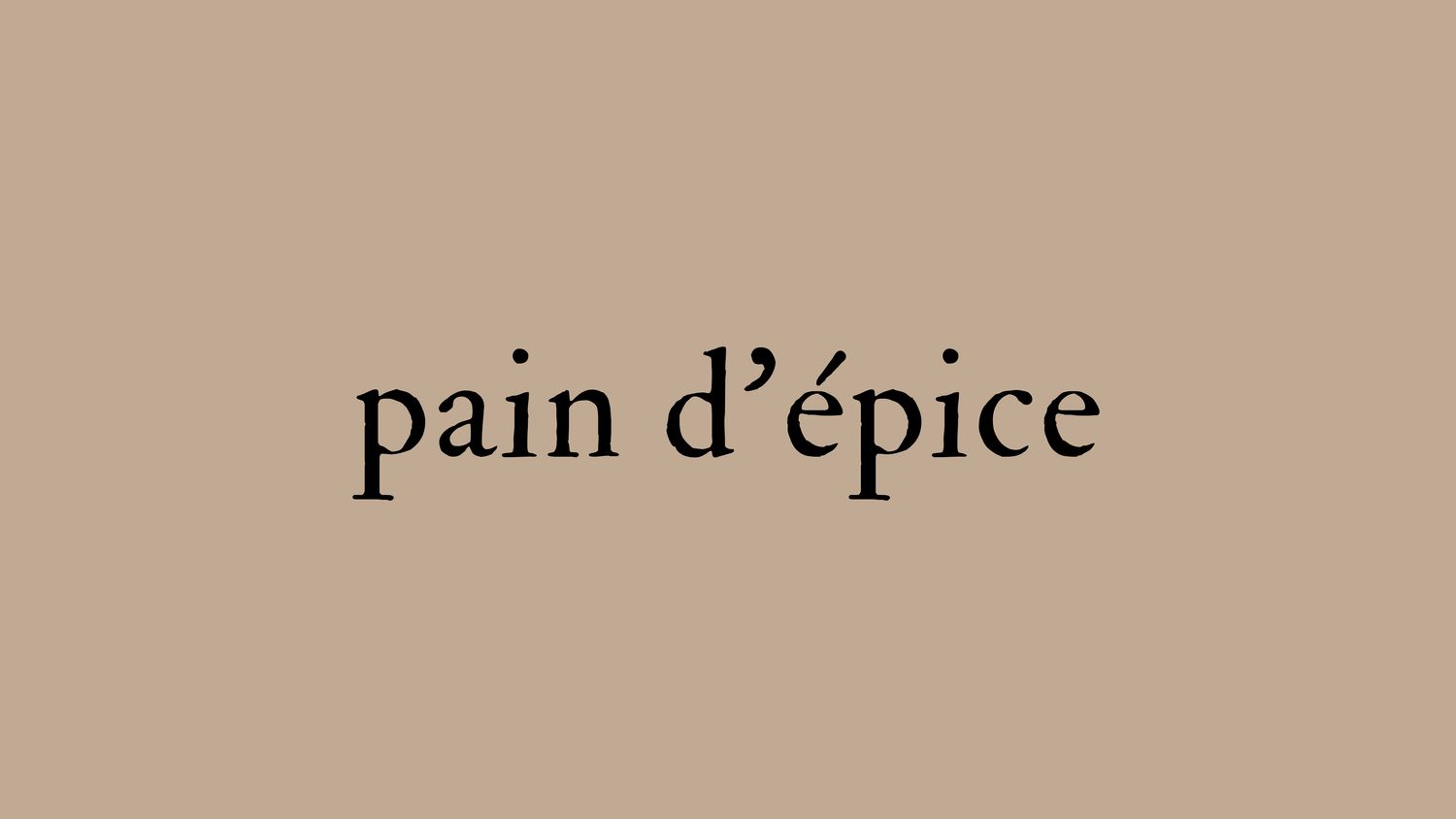 Pain d'épice