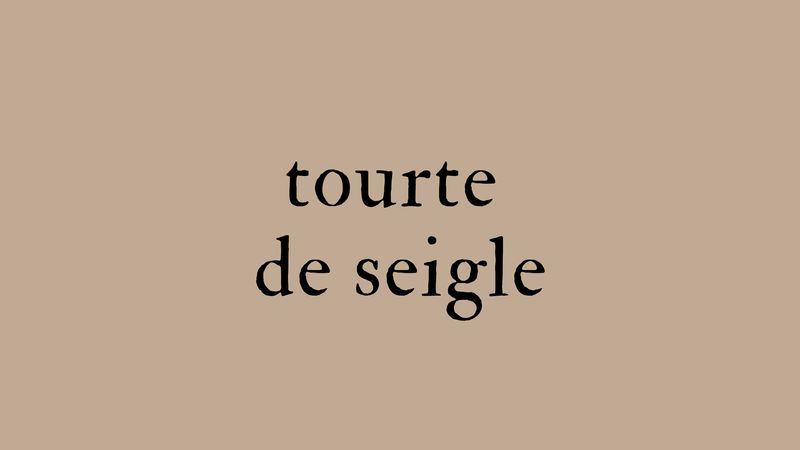 Tourte de seigle