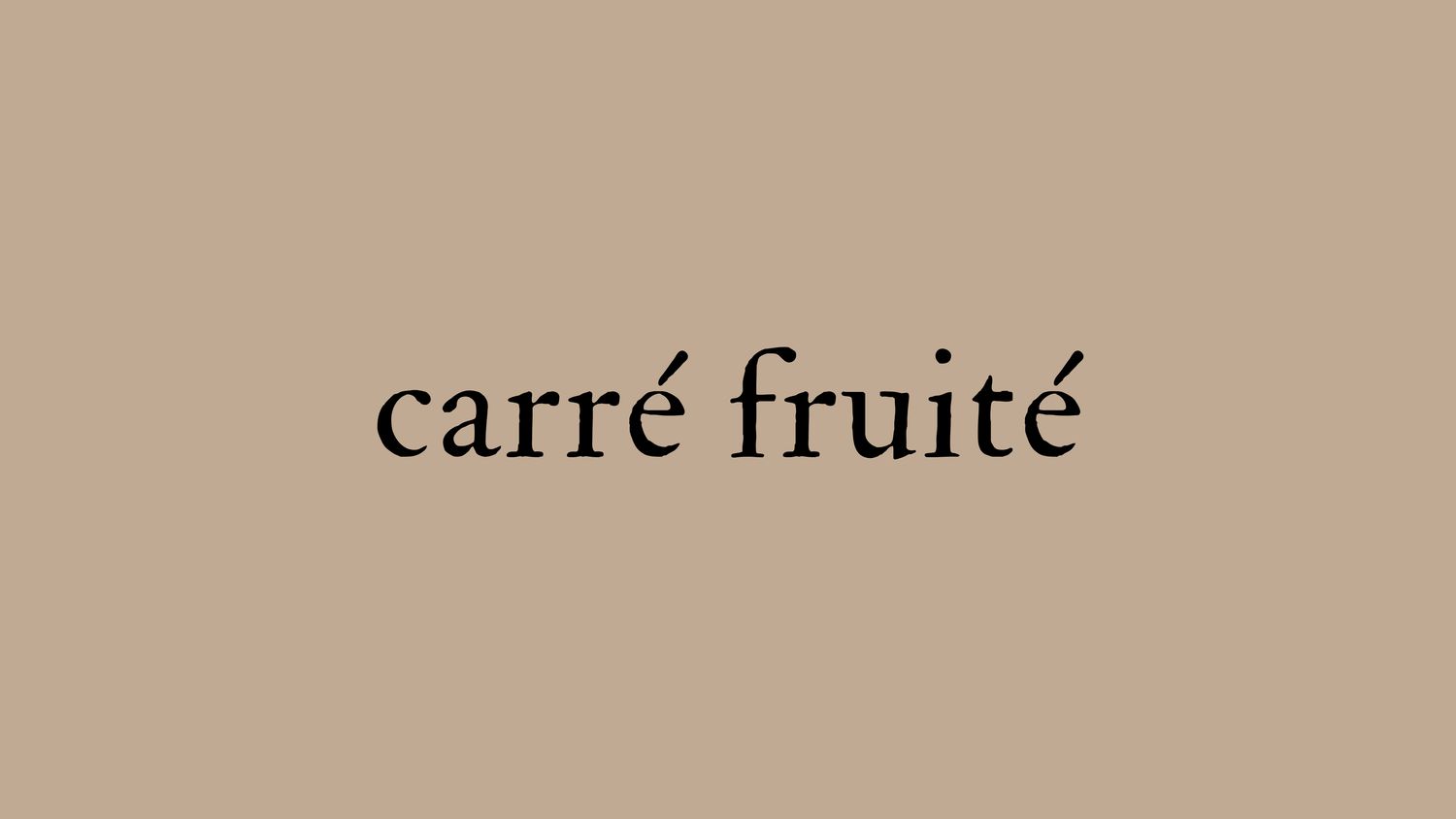 Carré fruité