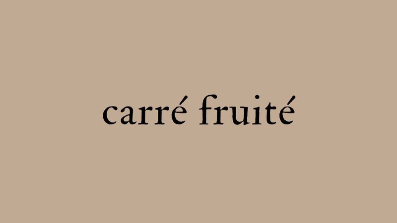 Carré fruité