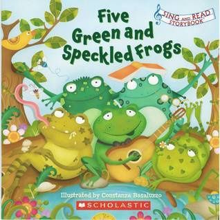 Five Green and Speckled Frogs
