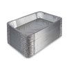 Aluminum Steam Table Pans, Full-Size Deep, 620 Gauge, 3.19" Deep, 12.81 x 20.75, 50/Carton