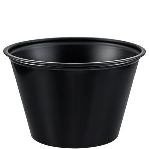 Polystyrene Portion Cups, 4 oz, Plastic, Translucent, 250/Bag, 10 Bags/Carton