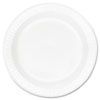 Concorde Foam Plate, 9" Dia, White, 125/pack, 4 Packs/carton
