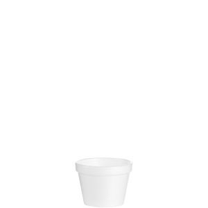 Bowl Containers, 4 oz, White, Foam, 1,000/Carton