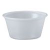 Polystyrene Portion Cups, 2 oz, Plastic, Translucent, 250/Bag, 10 Bags/Carton