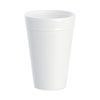 Foam Drink Cups, 32 oz., White, 25/Bag, 20 Bags/Carton