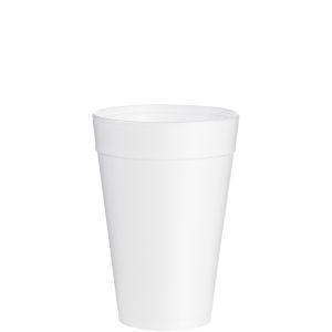Foam Drink Cups, 32 oz., White, 25/Bag, 20 Bags/Carton