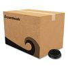 Hot Cup Lids, Fits 10 oz to 20 oz Hot Cup, Plastic, Black, 1,000/Carton