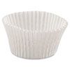 Fluted Bake Cups, 4.5" Diameter x 1.25" h, White, Paper, 500/Pack, 20 Packs/Carton