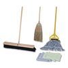 Cleaning Kit, Medium Blue Cotton/rayon/synthetic Head, 60" Natural/yellow Wood/metal Handle