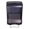 Large Capacity Ultrafold Multifold/C-Fold Towel Dispenser, Classic, 11.75 x 6.25 x 18, Black Pearl