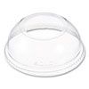 Open-Top Dome Lid, With 1.9" dia Hole, Fits 16 oz to 24 oz Cold Cups, Plastic, Clear, 1,000/Carton