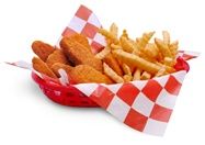 Dry Wax Paper Wrap &amp; Liner Big Red Checkers