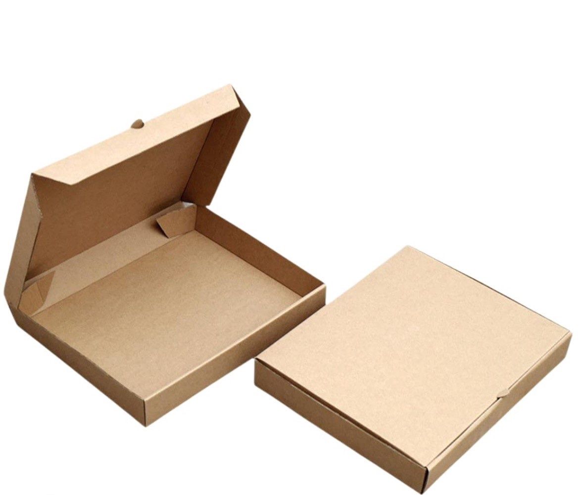 14x14x2 Plain Kraft Pizza Box Kraft