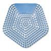 Anti-Splash Urinal Screen, Clean Cotton Scent, Blue, 0.11 oz, 10/Box