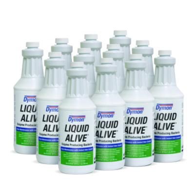 LIQUID ALIVE Enzyme Producing Bacteria, 32 oz Bottle, 12/Carton
