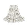 Cut-End Wet Mop Head, Cotton, #24, White 12/Carton