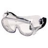 Chemical-Splash Goggles, Indirect Venting, OTG, Clear Lens, Clear Frame