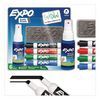 Low-Odor Dry Erase Marker Starter Set, Broad Chisel Tip, Assorted Colors, 4/set