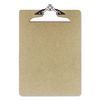 Recycled Hardboard Clipboard, 1" Clip Capacity, Holds 8.5 x 11 Sheets, Brown