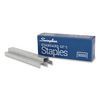 S.F. 1 Standard Staples, 0.25" Leg, 0.5" Crown, Steel, 5000/Box