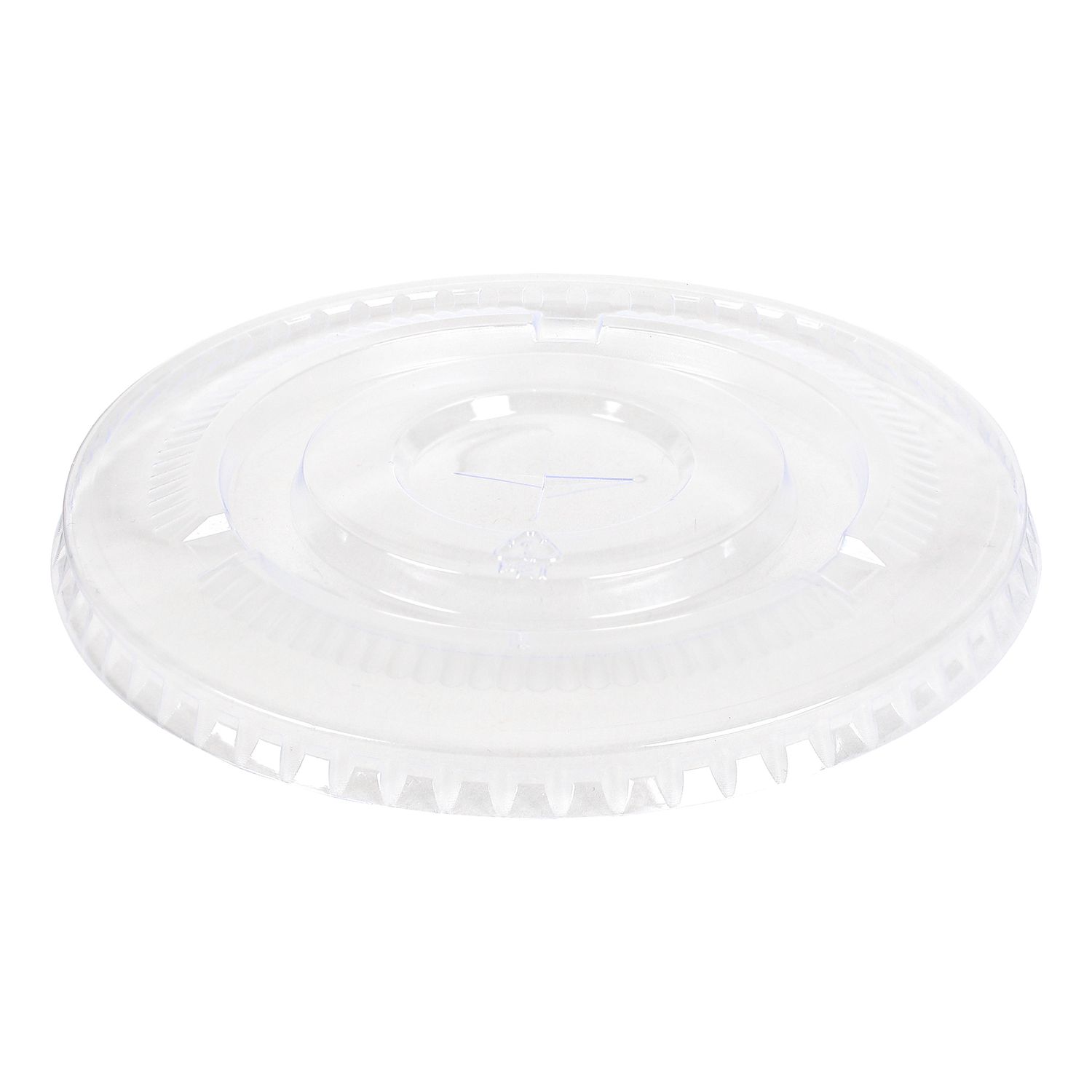 Empress PET flat Straw slot lid,fits 32 oz PET cup