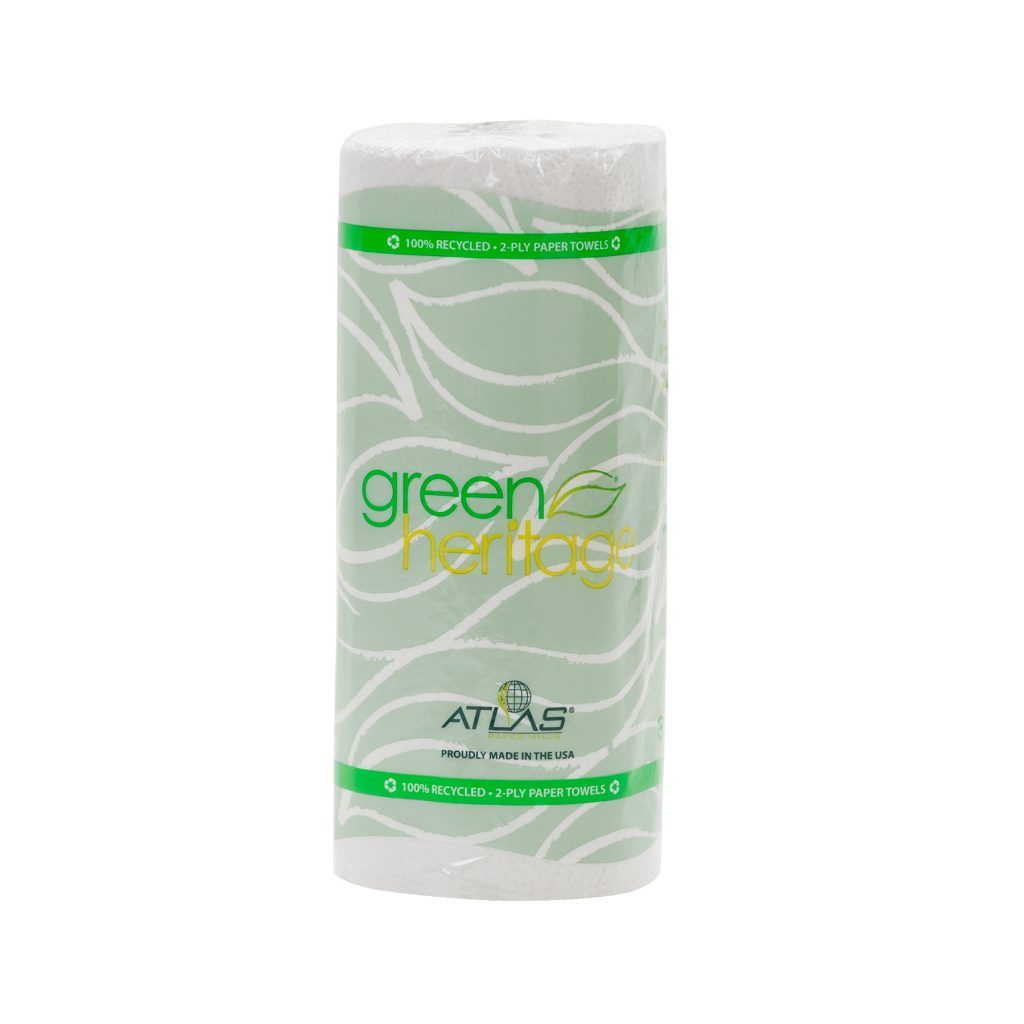Kitchen roll towel, green heritage Pro Kitchen Towel 11x 8 2 ply 85/ roll