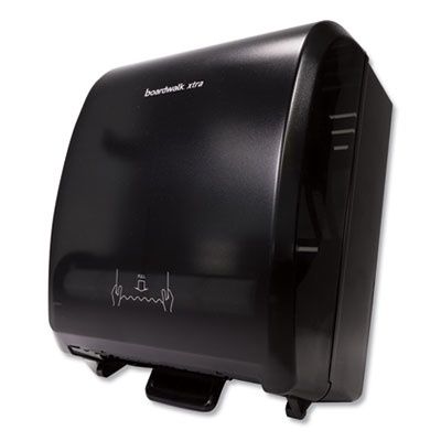 Xtra Mechanical Hands-Free Towel Dispenser, 12.31 X 9.31 X 15.94, Black