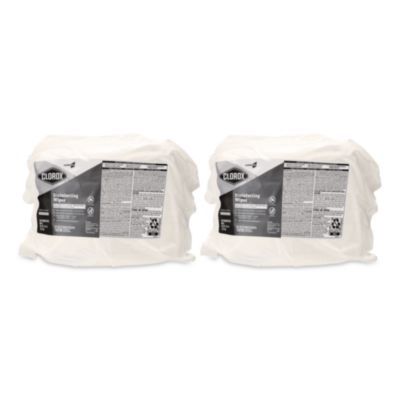 CloroxPro Disinfecting Wipes, 1-Ply, 7 x 7, Fresh Scent, White, 700/Bag Refill, 2 Bags/Carton