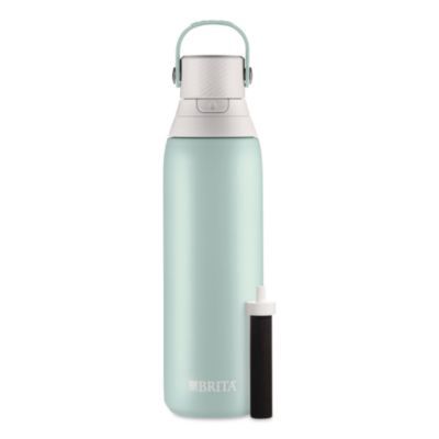 Stainless Steel Filtered Water Bottle, 20 oz, Glacier