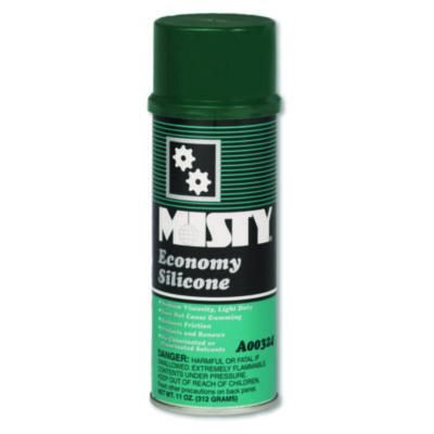 Economy Silicone Spray Lubricant, 11 oz Aerosol Can, 12/Carton