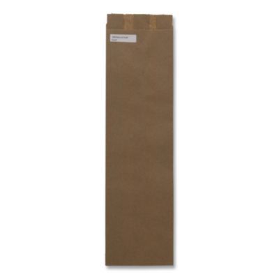Grocery Paper Bags, Liquor Quart Size, 35# Basis Weight, 4.5 x 2.5 x 16, Brown, 500/Bundle