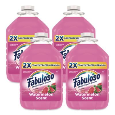 Multi-Use Cleaner, Watermelon Scent, 128 oz Bottle, 4/Carton