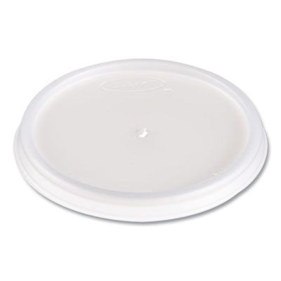Plastic Lids, Vented, Fits 4 oz Hot Cups, Translucent, 100/Pack, 10 Packs/Carton