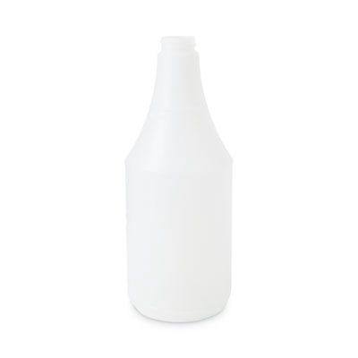 Embossed Plastic Spray Bottle, 24 oz, Clear, 24/Carton