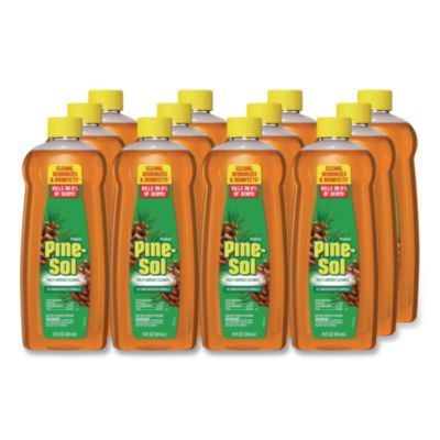 Multi-Surface Cleaner Disinfectant Concentrated, Pine Scent, 14 oz Bottle, 12/Carton