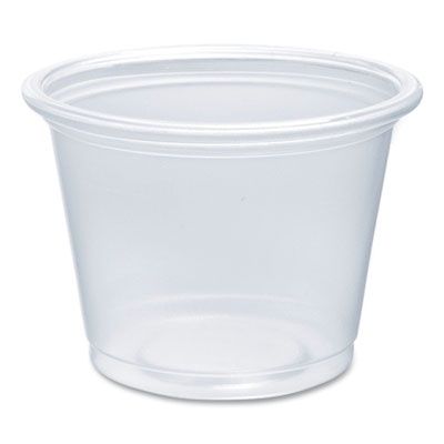 Conex Complements Portion/Medicine Cups, 1 oz, Plastic, Clear, 125/Bag, 20 Bags/Carton