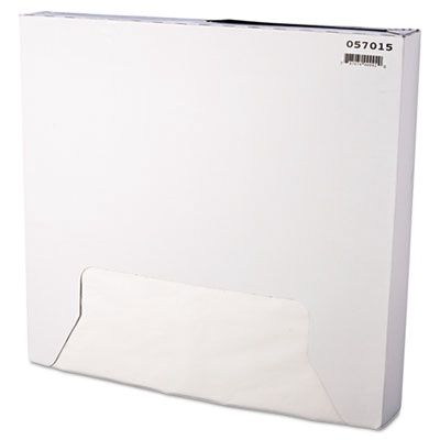 Grease-Resistant Paper Wraps and Liners, 15 x 16, White, 1,000/Box,  3 Boxes/Carton