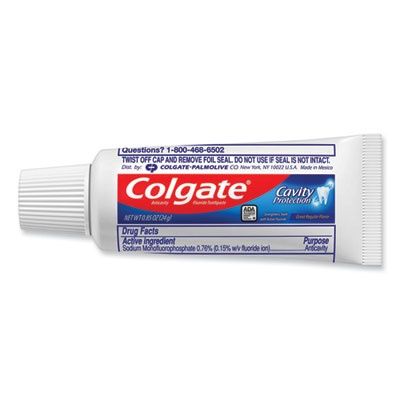 Fluoride Toothpaste, Personal Size, 0.85 oz Tube, Unboxed, 240/Carton