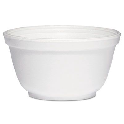 Insulated Foam Bowls, 10 oz, White, 50/Pack, 20 Packs/Carton