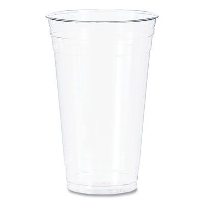 Ultra Clear PETE Cold Cups, 24 oz, Plastic, Clear, 50/Sleeve, 12 Sleeves/Carton